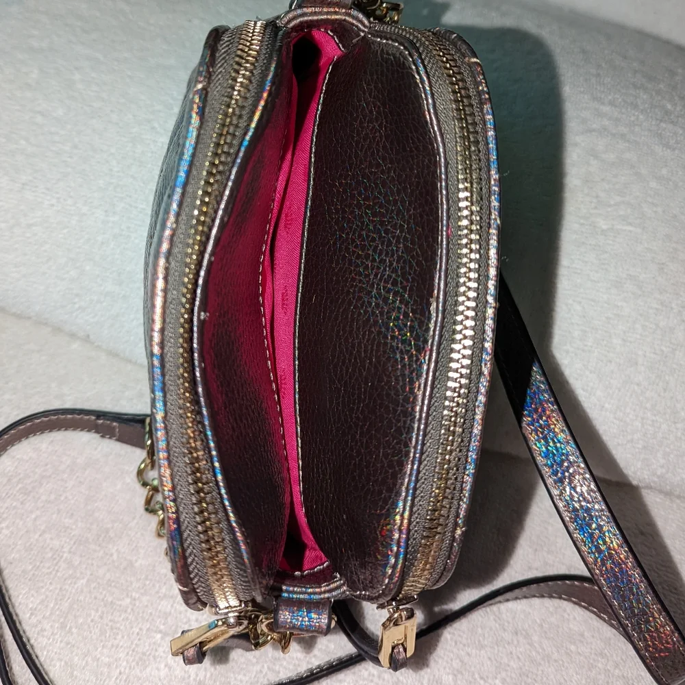 Juice Couture Mermaid heart lock shoulder crossbody bag.